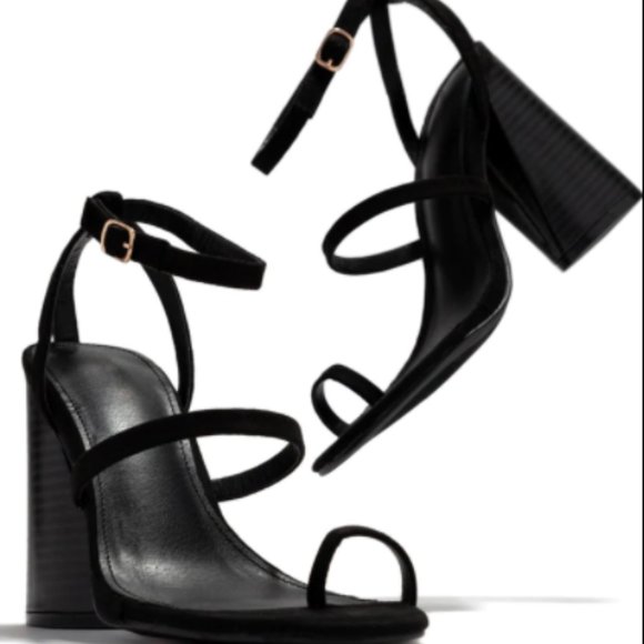 New. Block Heel - Black Size 6.5 - Picture 3 of 3